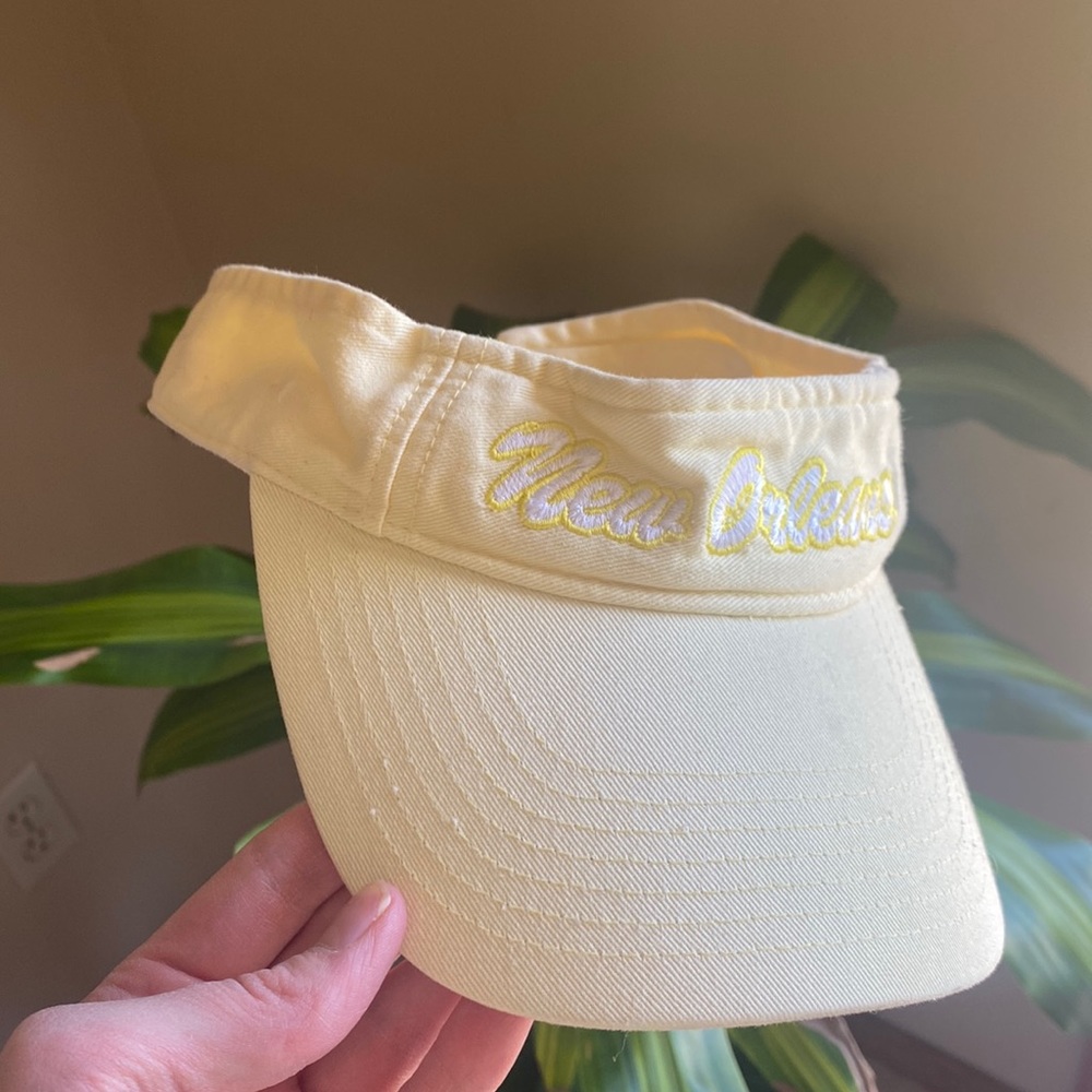 New Orleans Soft Yellow Visor